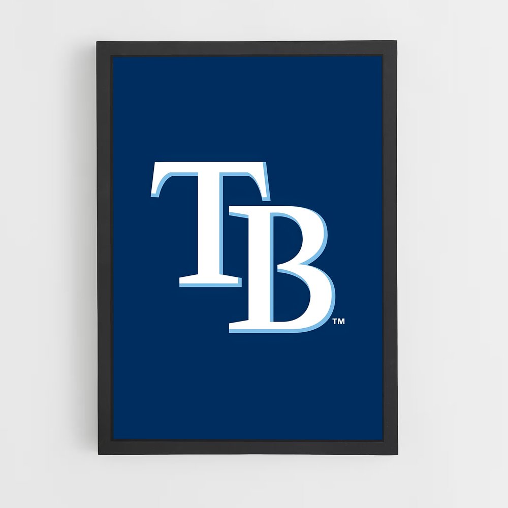 Poster Tampa de bay rays – affiche Baseball (vue 2)